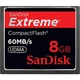 Картка пам'яті Sandisk Extreme Compact Flash CF 8 GB 60 mb/s - зображення 1