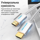 Кабель Vention HDMI M - M 1.0м V2.0 4K 60Гц оплетка Aluminum Alloy Type Silver (AABIF) - изображение 4