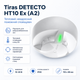 Неадресный тепловой пожарный извещатель Tiras DETECTO HT10 Ex (A2) IP30 10-30 В Белый - изображение 2