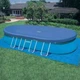 Бассейн каркасный INTEX 26792 Prism Frame Pool, полная комплектация, 488 x 244 x 107 см - изображение 5