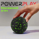 Набор массажных мячиков PowerPlay 4007 EPP Massage Ball Черно-Зеленые 3 шт (PP_4007_Bl/Green) - изображение 5