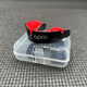 Капа OPRO Silver дитяча (вік до 10) Black/Red (art.102503001) - изображение 7
