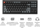 Клавіатура бездротова Keychron V3 Ultra Keychron Red Switch Black RGB (V3U-D1-UA) - зображення 8