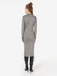Платье миди осеннее женское Colin's CL1071668GRA L Gray (8684112372181) - изображение 4