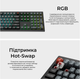 Клавиатура проводная Keychron V6 8K Keychron Super Red Switch Black RGB (V6W-D1-UA) - изображение 12