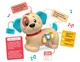 Интерактивный щенок Kids Hits с сенсором и подсветкой 20 см игрушечная собачка лает, поет и двигается KH68/001 - изображение 6