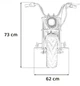 Електромотоцикл для дітей Chopper Warrior помаранчевий PA.XB-1058.POM (5903864944532) - зображення 14