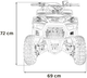 Квадроцикл 49CC Sirius бензиновий червоний PSP.ATV-13A.CR (5903864983937) - зображення 18