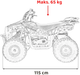 Квадроцикл 49CC Sirius бензиновий червоний PSP.ATV-13A.CR (5903864983937) - зображення 19