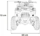 Квадроцикл 49CC Sirius бензиновий помаранчевий PSP.ATV-13A.POM (5903864983920) - зображення 12
