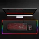 Большой игровой коврик для мыши и клавиатуры с подсветкой 80x30 см RGB 12 режимов - изображение 9