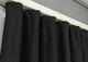 Комплект штор з льону, колекція Grand Linen 2х3м 2 шт. Колір чорний - зображення 2