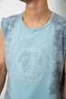 Футболка AGER 5XL Голубой 244R18-1215 - изображение 5