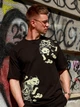 Футболка чоловіча оверсайз Dubhumans Japanese Tattoo Cats Чорний M-L (JTC-TMO-B-ML) - зображення 1