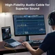 Кабель UGREEN USB-C to AUX 3.5 мм 1 м Hi-Fi для авто черный UG-33 - изображение 5