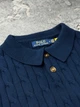 В'язане поло RALPH LAUREN XL темно-синій - изображение 4