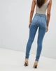 Джинси ASOS DESIGN Tall Ridley Skinny Синій W24L32 07349722 - изображение 2
