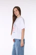 Футболка с коротким рукавом женская XL цвет белый YUKI ЦБ-00295100 - изображение 3