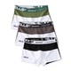 Набір чоловічих трусів боксерів Lesko PB3259 XL Green/Gray/Black з 3 шт - зображення 1