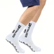 Шкарпетки футбольні антиковзкі Football Socks білі, розмір 35-40 - изображение 2
