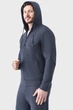 Кофта AVECS сіра з трикотажу Double Face 50585/17 2XL - зображення 4