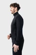 Кофта AVECS чорна з трикотажу Double Face 50589/1 XL - изображение 4