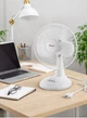 Вентилятор настольный DOMOTEC MS-1626 White с автоповоротом 3 режима 40 Вт - изображение 2