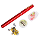 Мини удочка мини в форме ручки Fish Pen Fishing катушка, крючки с приманкой, леска - зображення 2