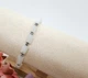 Браслет натуральный граненый лунный камень и гематит - изображение 10