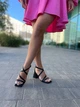 Босоножки женские летние из натуральной кожи на каблуке LIRIO L0195 36р. черные - изображение 6