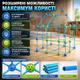 Детский 3D конструктор Палатка Magic forts 85 деталей для детей от 3 лет строительный набор унисекс разноцветный SK_12006А12 - изображение 4