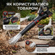 Аккумуляторная воздуходувка Intertool 20В 144кмч портативная воздуходувка для уборки сада мусора зеленая SK_WT-9114А12 - изображение 3