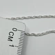 Серебряная цепочка "Веревка" 40 1,6 г - изображение 7