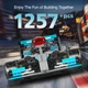 Конструктор Mould King 13171 Technic Speed Champions Формула-1 1:8 с пультом дистанционного управления 1257 деталей, 56×22×11см - изображение 6