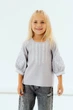 Вышиванка для девочки из льна Stylebaby (2998-71сір) Рост 122 Серый - изображение 1