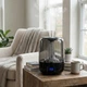 Ультразвуковой увлажнитель воздуха Evoair LUNO Smart Wi-Fi Black/Gray (2.5 л, 150 мл/ч, Гигростат, Ночной режим) - изображение 2