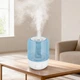 Ультразвуковой увлажнитель воздуха Evoair LUNO Smart Wi-Fi White/Blue (2.5 л, 150 мл/ч, Гигростат, Ночной режим) - изображение 5