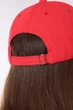 Бейсболка женская 56-58 цвет красный No Brand ЦБ-00292546 - изображение 4