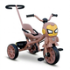 Детский велосипед трехколесный с родительской ручкой SP-Sport SuperHero Iron Man 3411 возраст от 1 года Brown-Black - изображение 3
