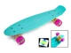 Пенні Борд Penny Board Pastel Series 22” Бірюзовий – дитячий та підлітковий зі світними колесами, міцний пластиковий скейт для катання - зображення 2