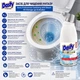 Гель для чистки и борьбы с камнем, дезинфекция унитаза c хлором Dasty Professional Sanitizing with bleach WC-Reiniger gel Entkalker 750мл - изображение 2
