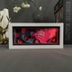 Многослойный Ночник лампа аниме поцелуй Стич светильник Лило и Стич Ангел RGB - изображение 3