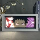 Багатошаровий Нічник лампа аніме NARUTO світильник Shisui Uchiha Обіто Учіха Наруто Боруто RGB - зображення 2