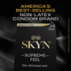 Презервативы SKYN Supreme Feel 1 шт - самые тонкие Презервативы из полиизопрена - изображение 2
