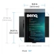 28.2" 3:2 IPS РК монітор, 3840х2560, 60 Гц, 5 мс ( GtG), 95% P3, KVM свіч, 1xHDMI 2.0/1xDP 1.4/1xUSB RD280UA METALLIC GREY BENQ (9H.LM2LJ.TBE) - изображение 3