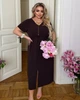 Женское платье миди / Коричневый 48-50 - изображение 1