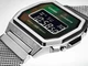 Годинник Casio A1000M-1BEF., Silver. Основний колір циферблата Silver, Колір ремінця/браслета Silver, Матеріал Нержавіюча сталь - зображення 4