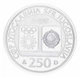 Монета Югославия 250 динаров 1982 Серебро Proof XIV зимние Олимпийские игры в г. Сараево 1984 - Вид Сараево - изображение 2