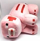 Дитяча іграшка з гри Minecraft Свинка з 2 смужками Baby Pig 16 см довжина 10 см висота майнкрафт свиня порося Mojang JINX Рожева - зображення 9