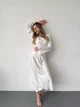 Женское шелковое платье MAXI / Белый 46-48 / BASED 0135811 - изображение 1